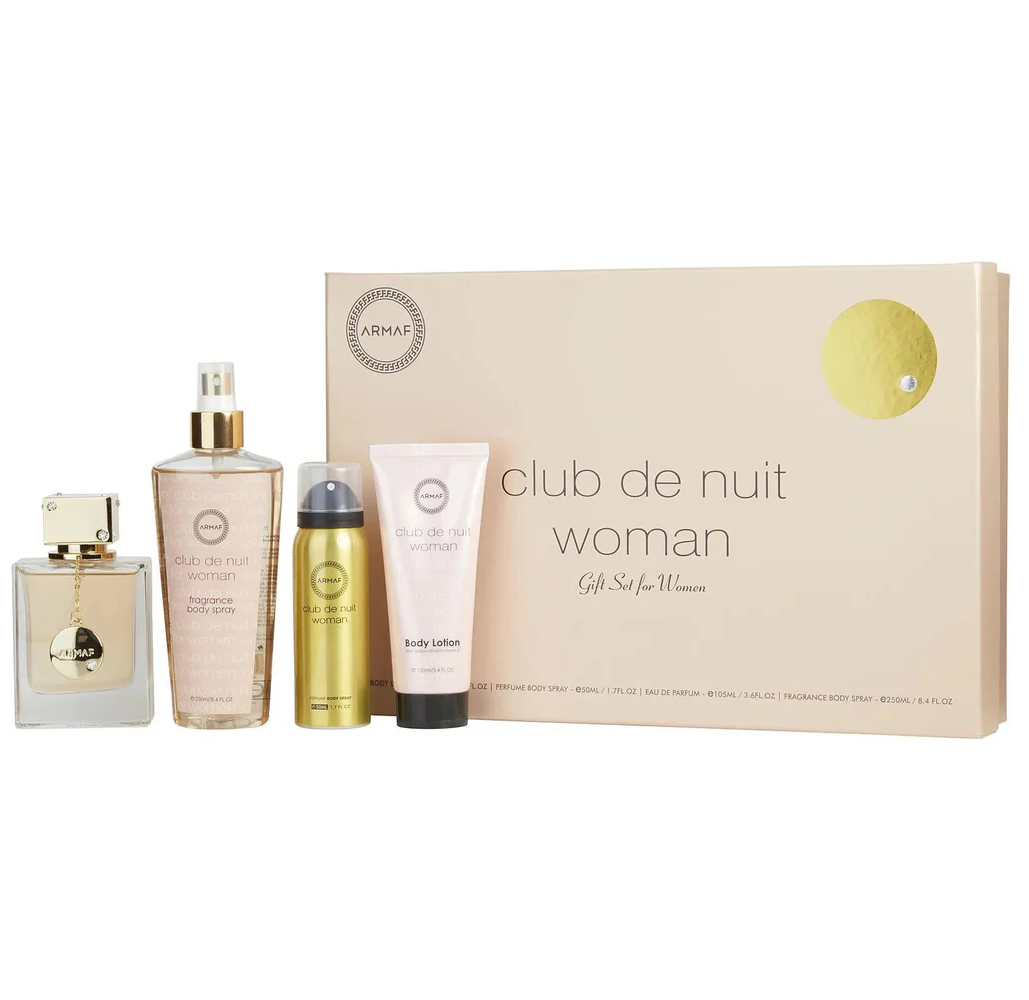 Armaf Club de Nuit EDP (W) / 4 Pc SP 105 ml: BL 100 ml; DEO 50 ml; BS 250 ml